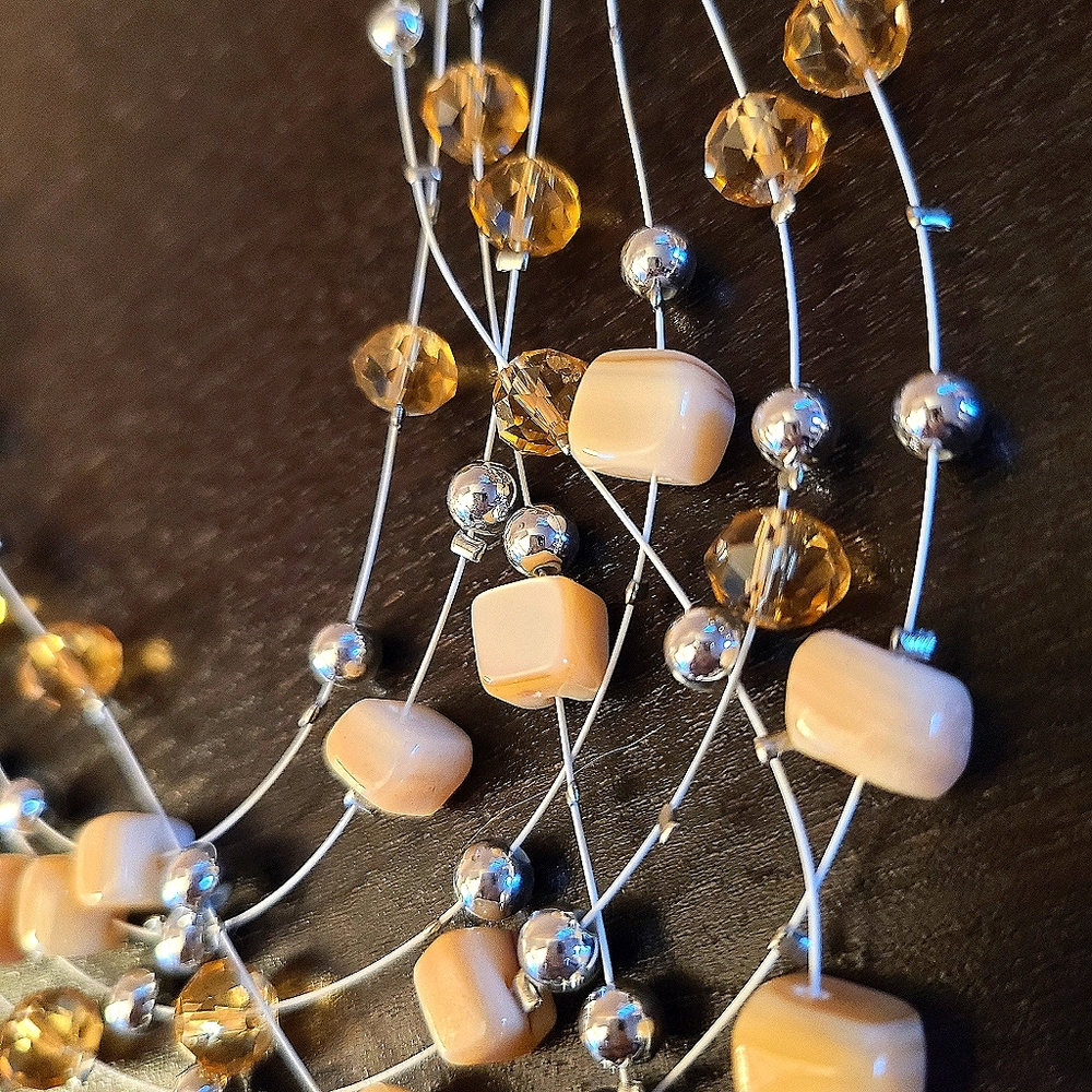 Necklace and earrings